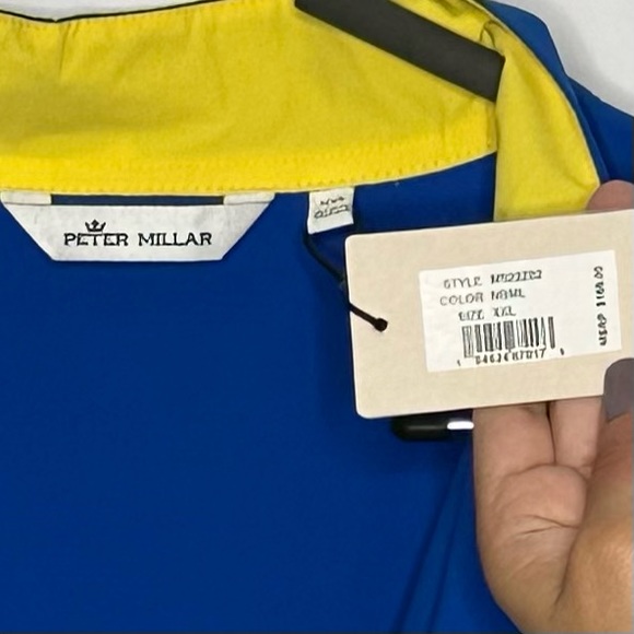 NWT Peter Millar Crown Sailing Nautilus Blue, White, Yellow Vest Size XXL - Picture 8 of 14